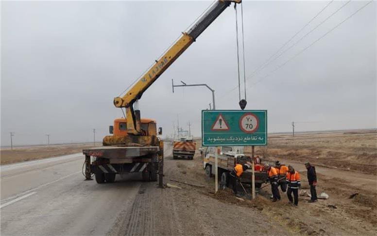 آغاز عملیات ارتقاء ایمنی در راه‌های شهرستان نهاوند با ۶ اکیپ فعال