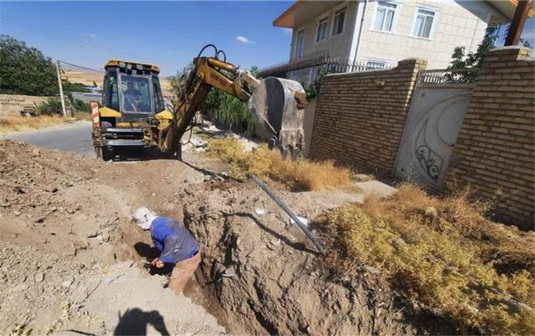مشکل کمبود آب روستای وهنده رفع شد