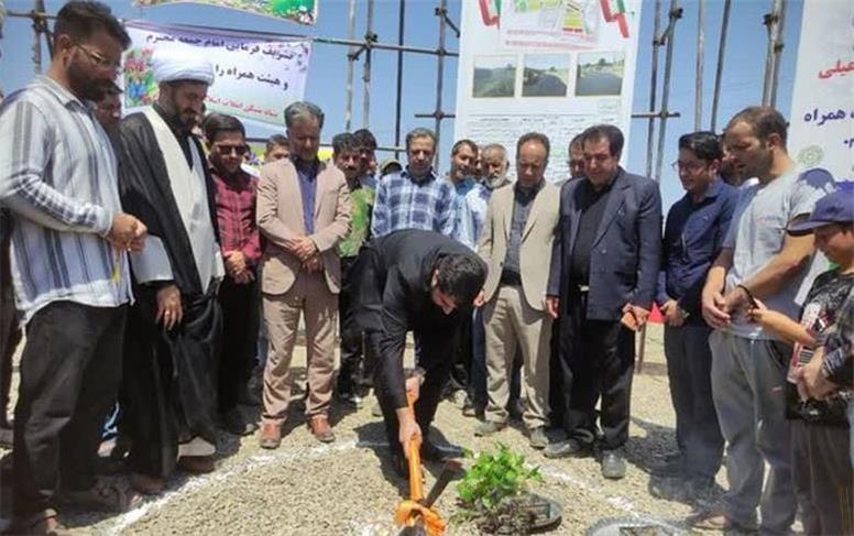 اولین مجتمع مسکونی کارگاهی استان همدان در ملایر کلنگ‌زنی شد