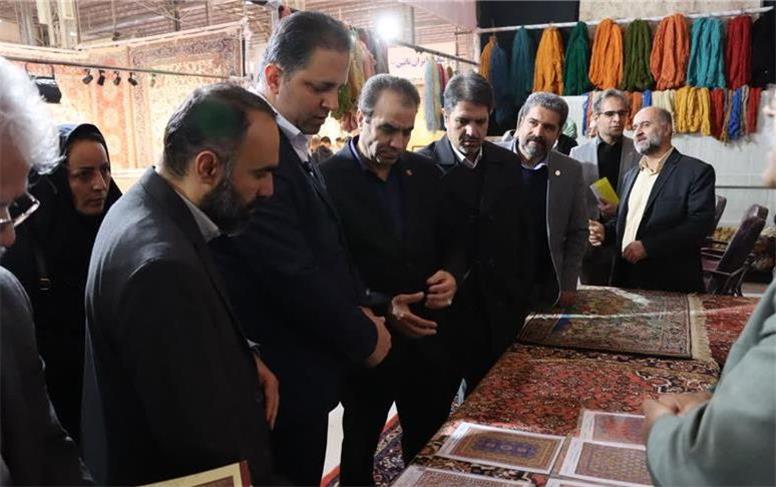 راه‌اندازی غرفه «گنجینه فرش‌های یکصدساله» همدان در نمایشگاه تخصصی فرش دستباف