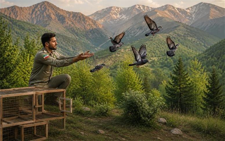 شناسایی صید و فروش غیرقانونی ۵ کبوتر وحشی در همدان