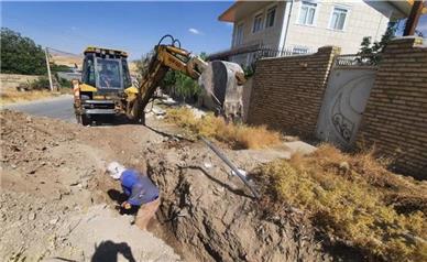 مشکل کمبود آب روستای وهنده رفع شد