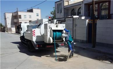 شست‌وشوی ۸۴۰ کیلومتر از شبکه جمع‌آوری فاضلاب استان همدان